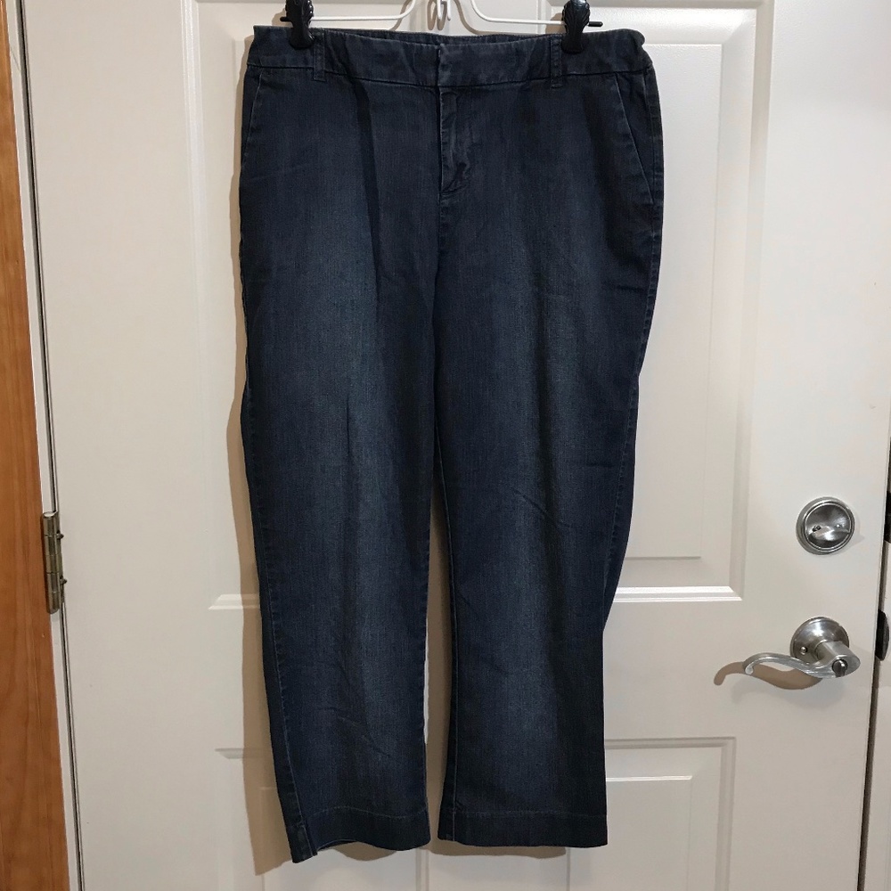 Coldwater Creek Natural Fit Cropped Jeans Size 10